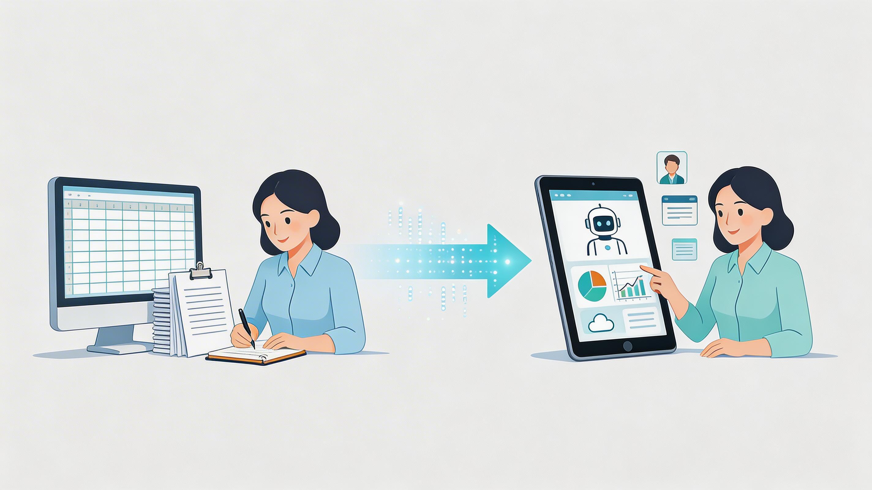 数字化人力资源管理：从Excel到AI，企业HR管理的进化路径
