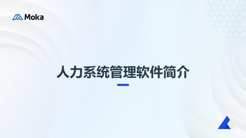 人力系统管理软件